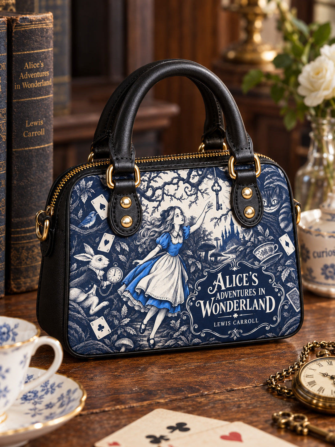 "Down The Rabbit Hole" Mini Satchel