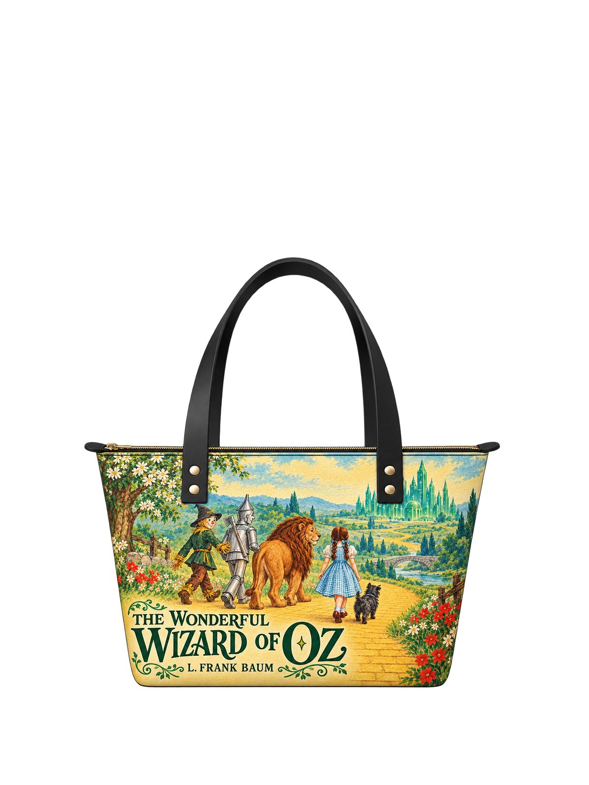 "Emerald City Dream" Leather Tote Bag