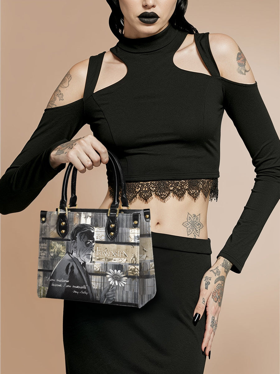 "Frankenstein" Ashes of Hope Small Leather Handbag