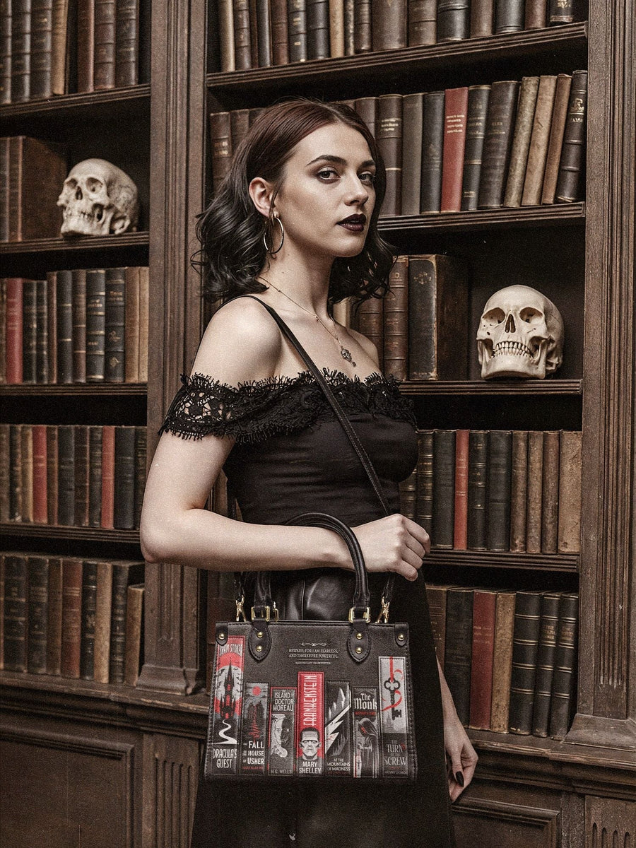"The Fearless Collection" Small Leather Handbag