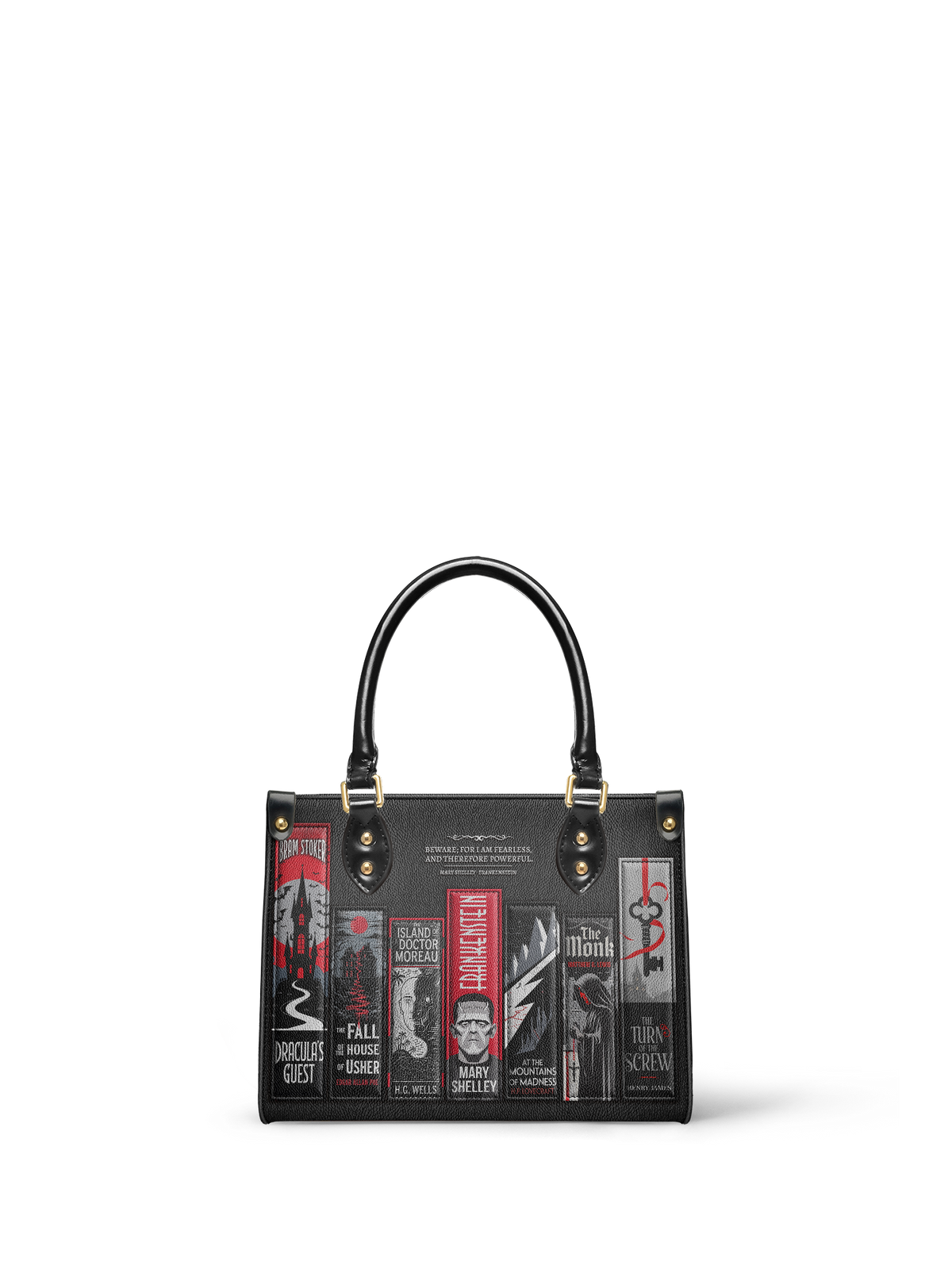 "The Fearless Collection" Small Leather Handbag