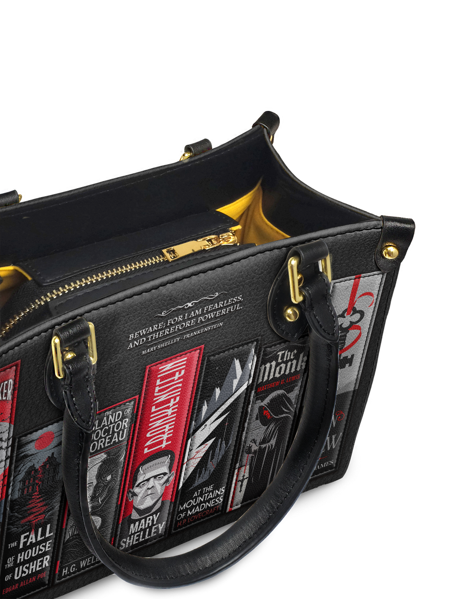 "The Fearless Collection" Small Leather Handbag