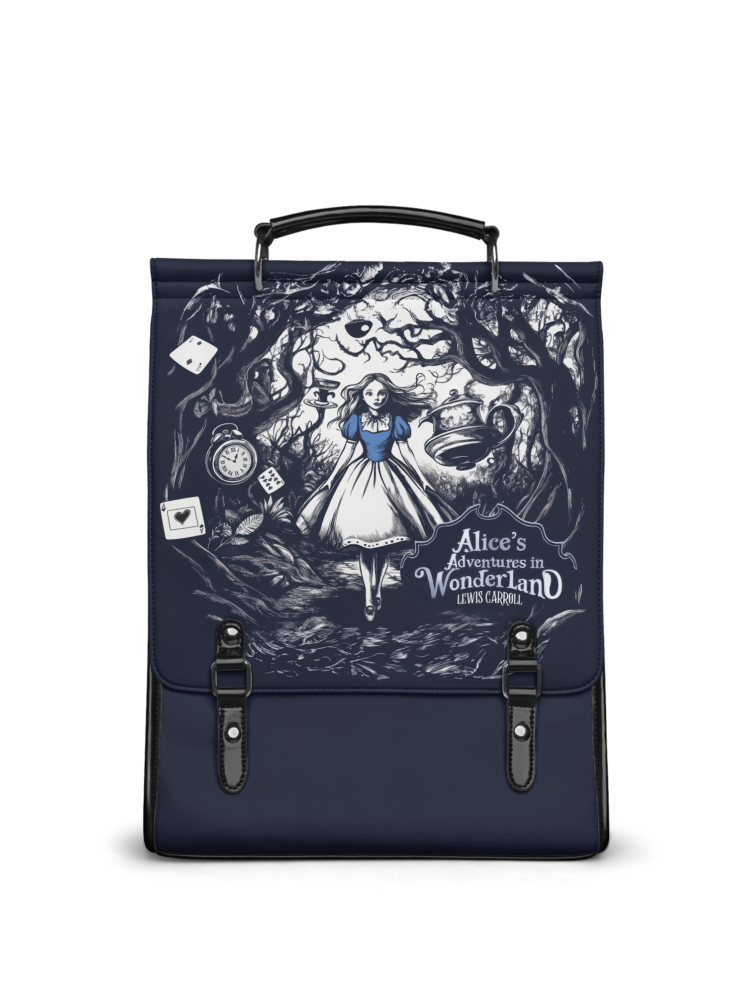 "Down the Rabbit Hole" Leather Backpack