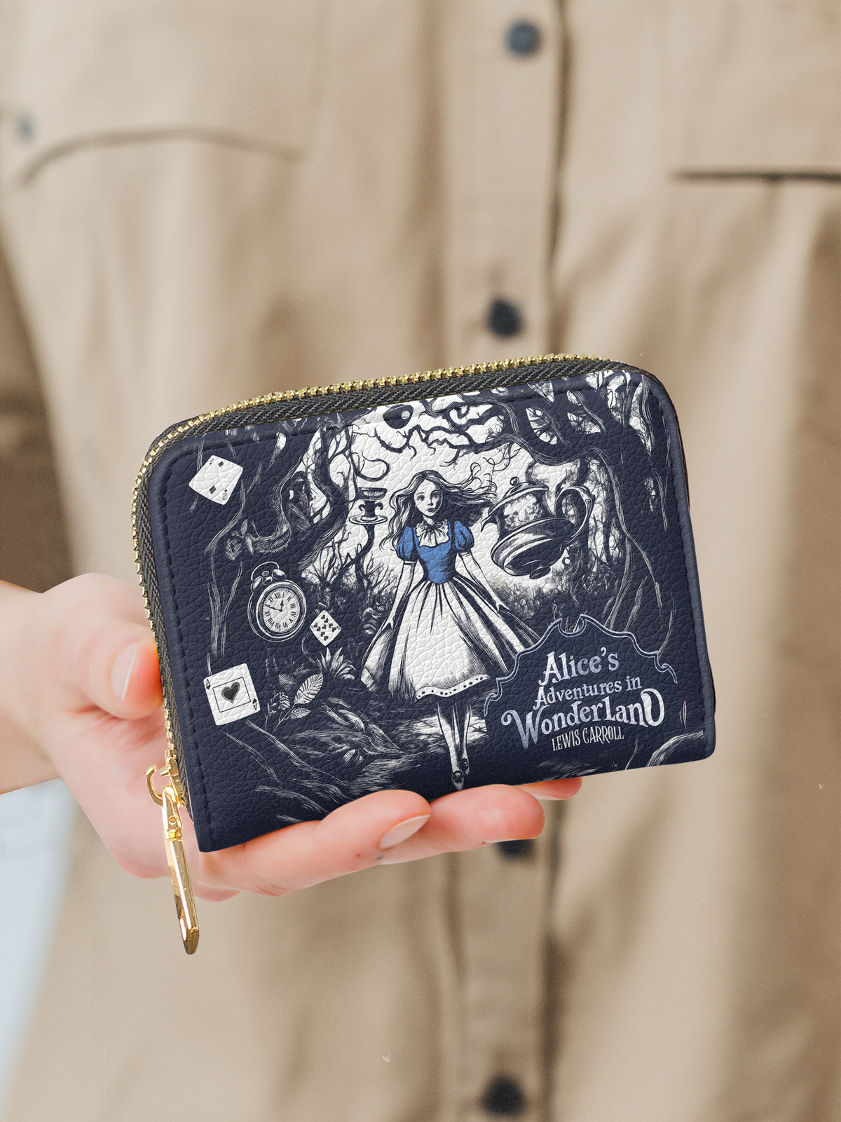 "Down The Rabbit Hole" Mini Wallet