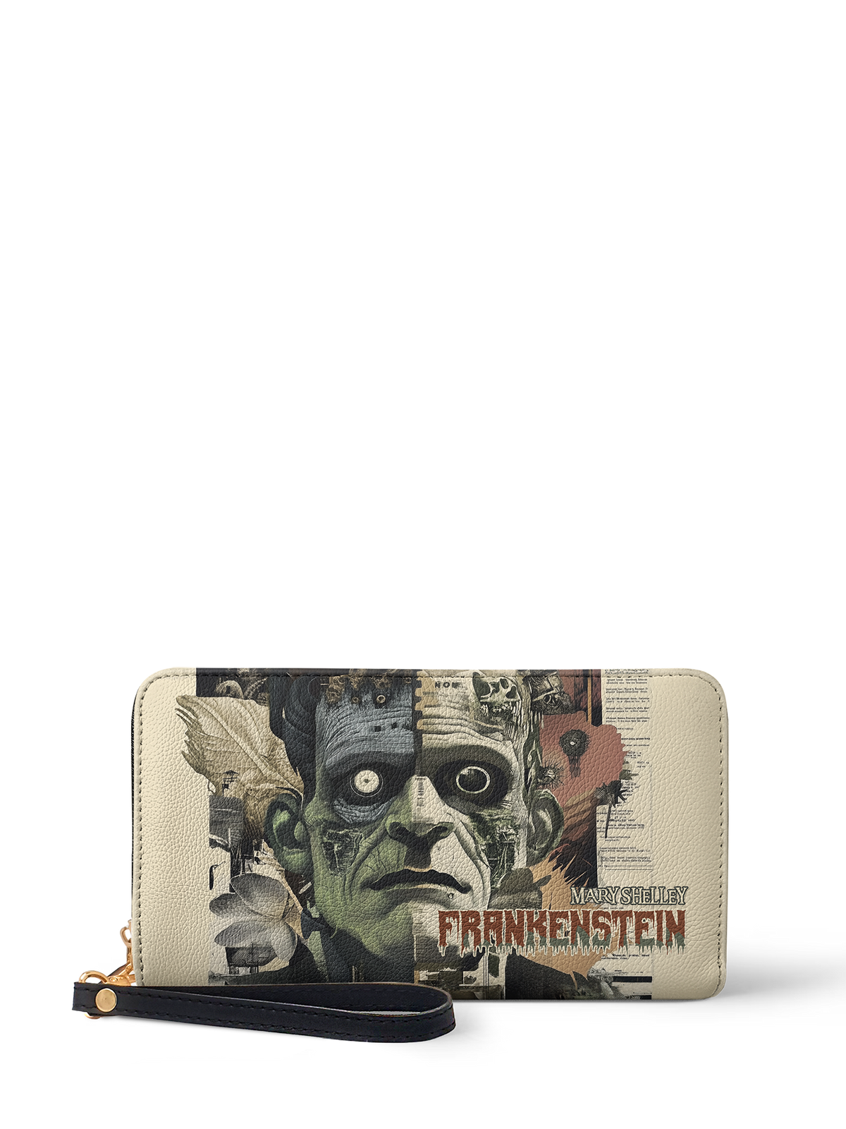 "Frankenstein" Old Parchment Wallet
