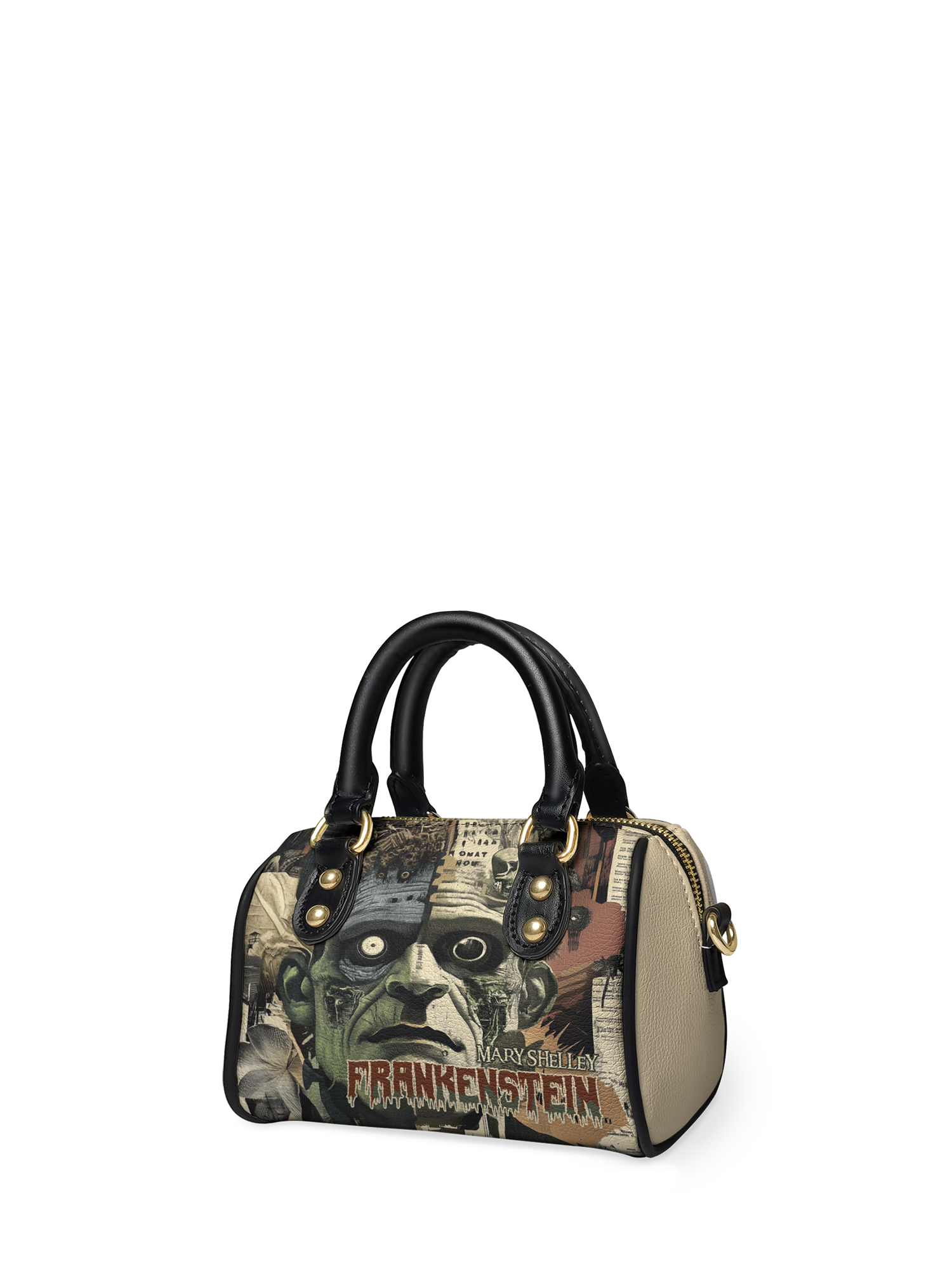 "Frankenstein" Old Parchment Mini Satchel