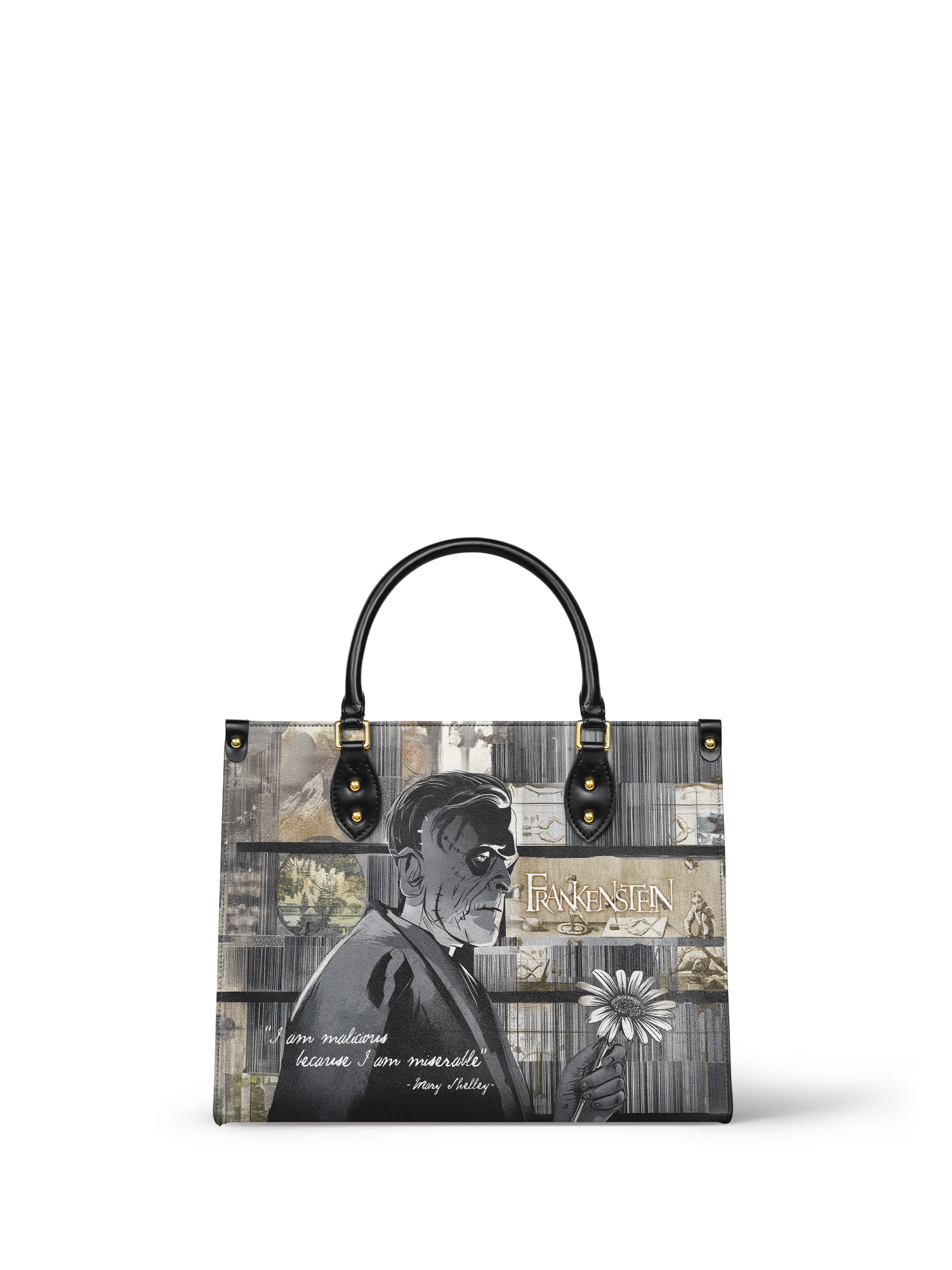 "Frankenstein" Ashes of Hope Leather Handbag