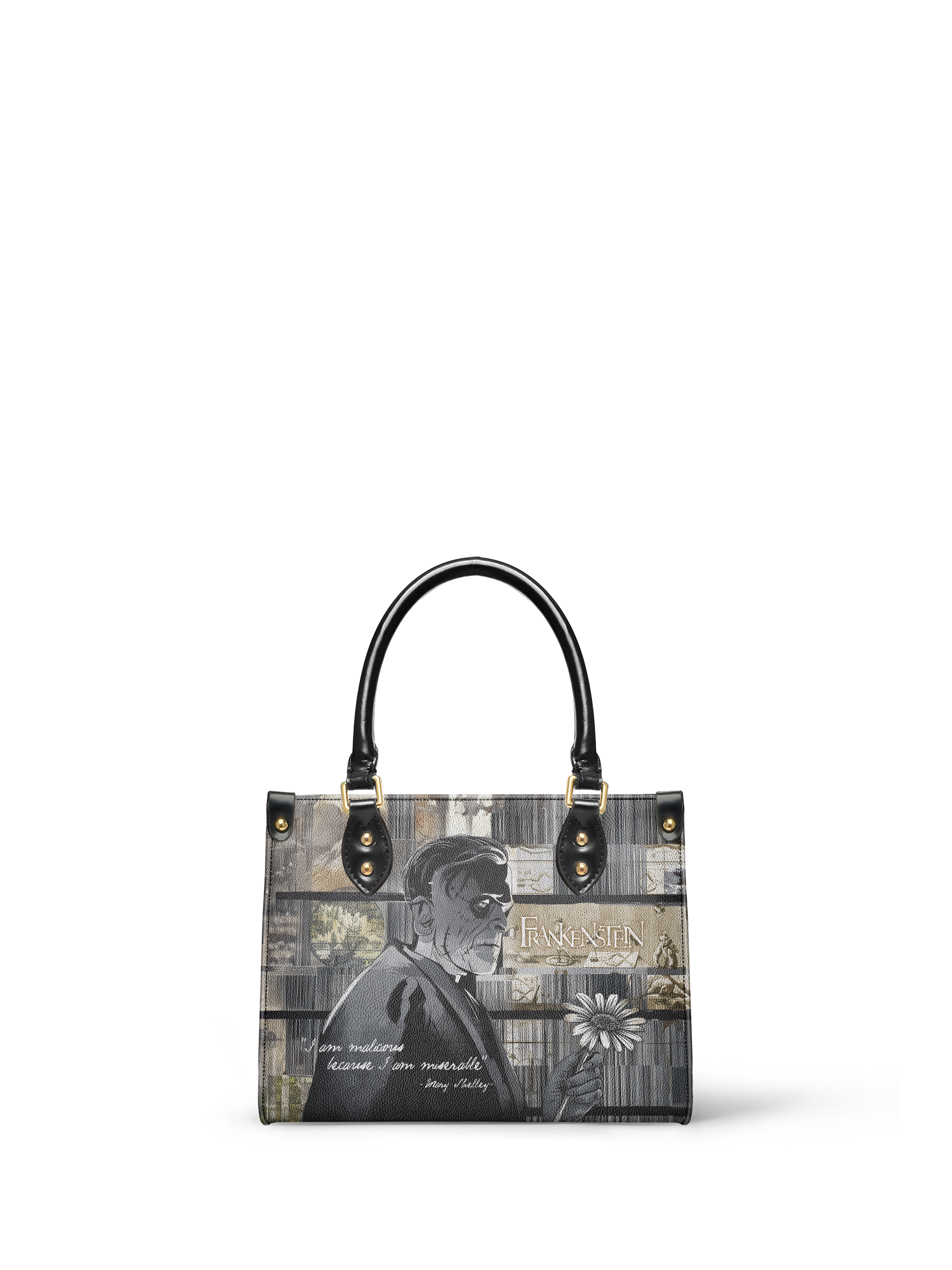 "Frankenstein" Ashes of Hope Small Leather Handbag