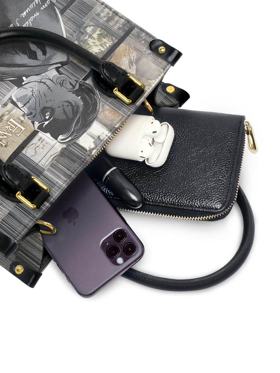 "Frankenstein" Ashes of Hope Small Leather Handbag