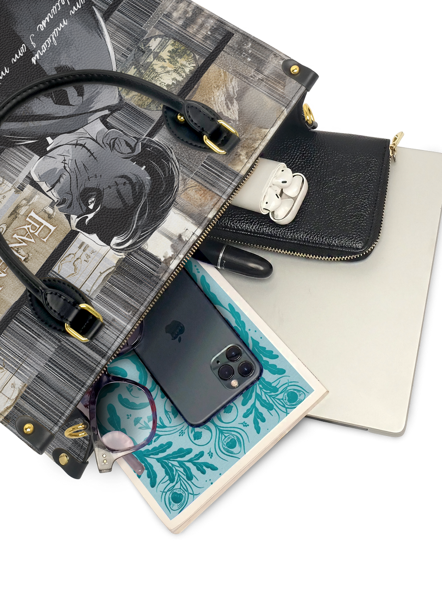 "Frankenstein" Ashes of Hope Leather Handbag