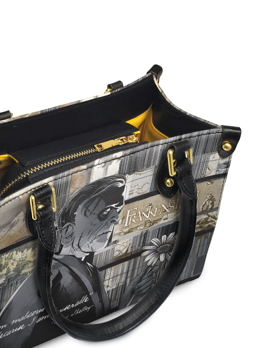 "Frankenstein" Ashes of Hope Small Leather Handbag