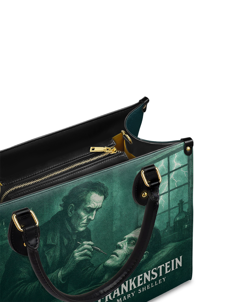 "Frankenstein" Mortuary Moss Leather Handbag