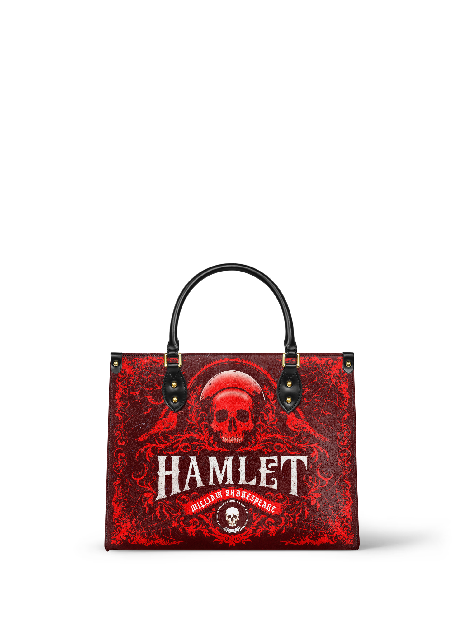 "Hamlet" The Red Room Leather Handbag