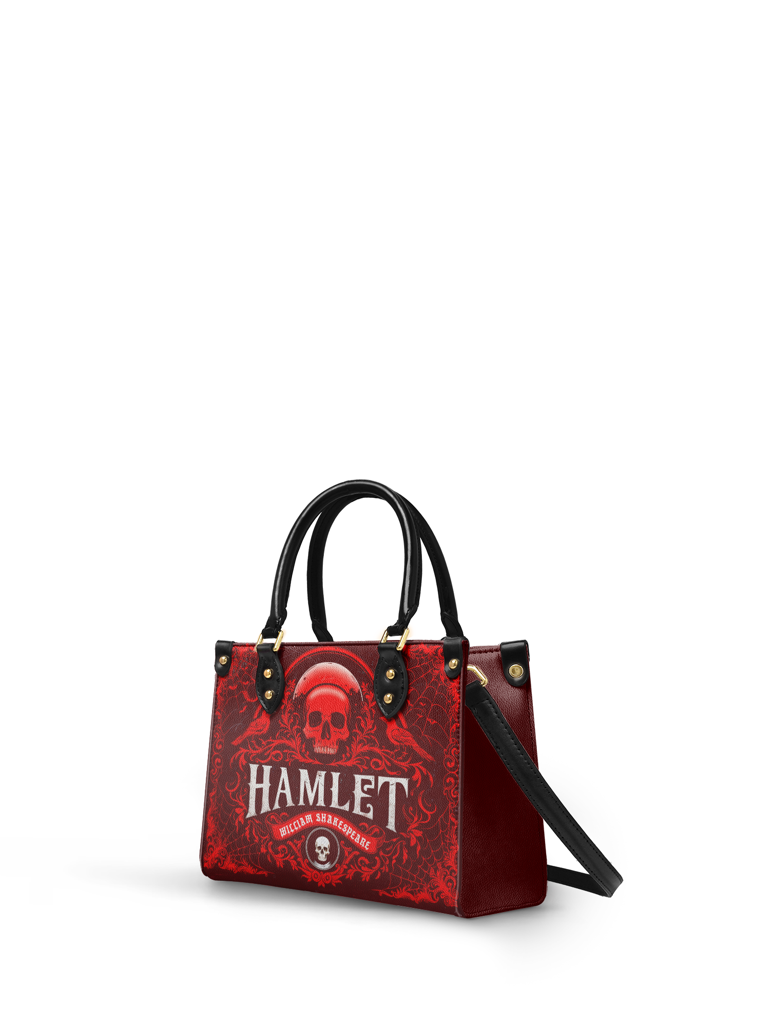 "Hamlet" The Red Room Small Leather Handbag