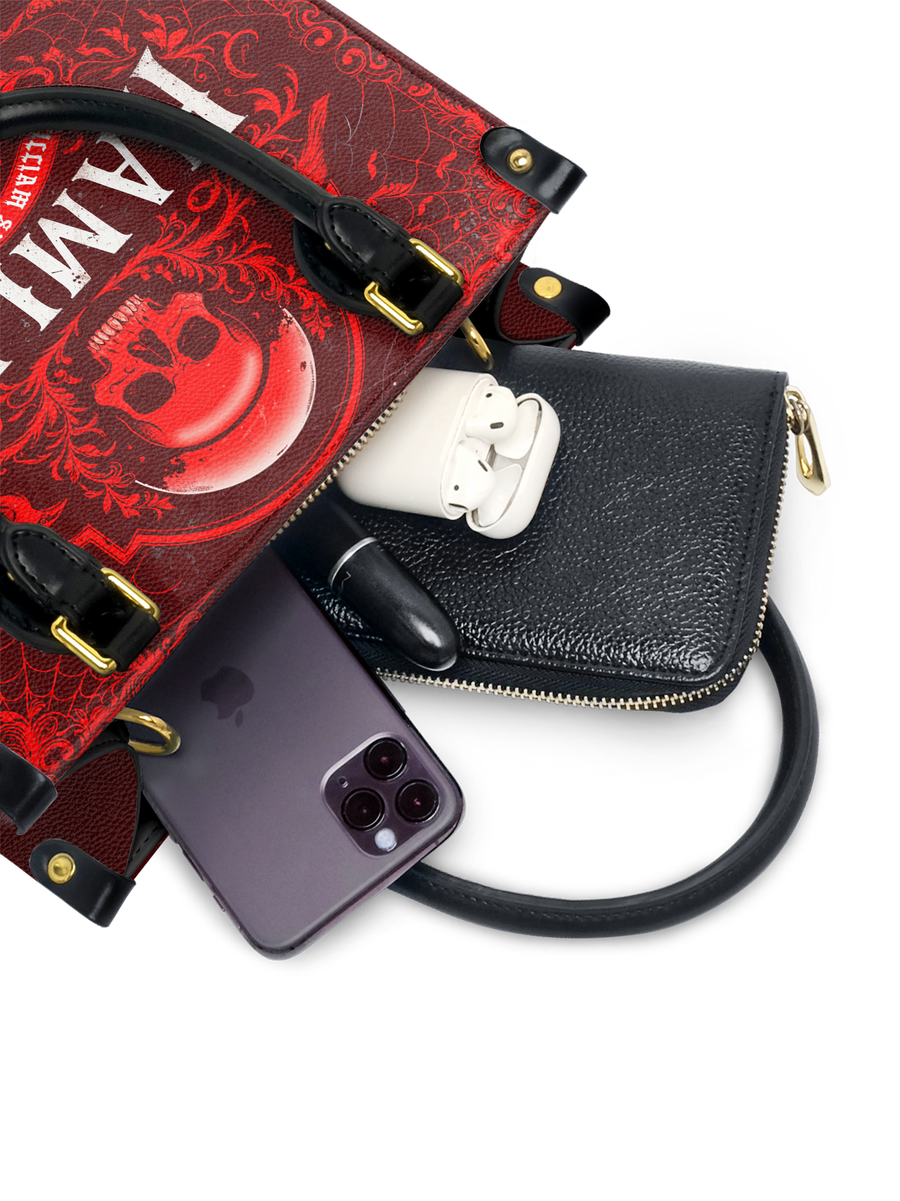 "Hamlet" The Red Room Small Leather Handbag