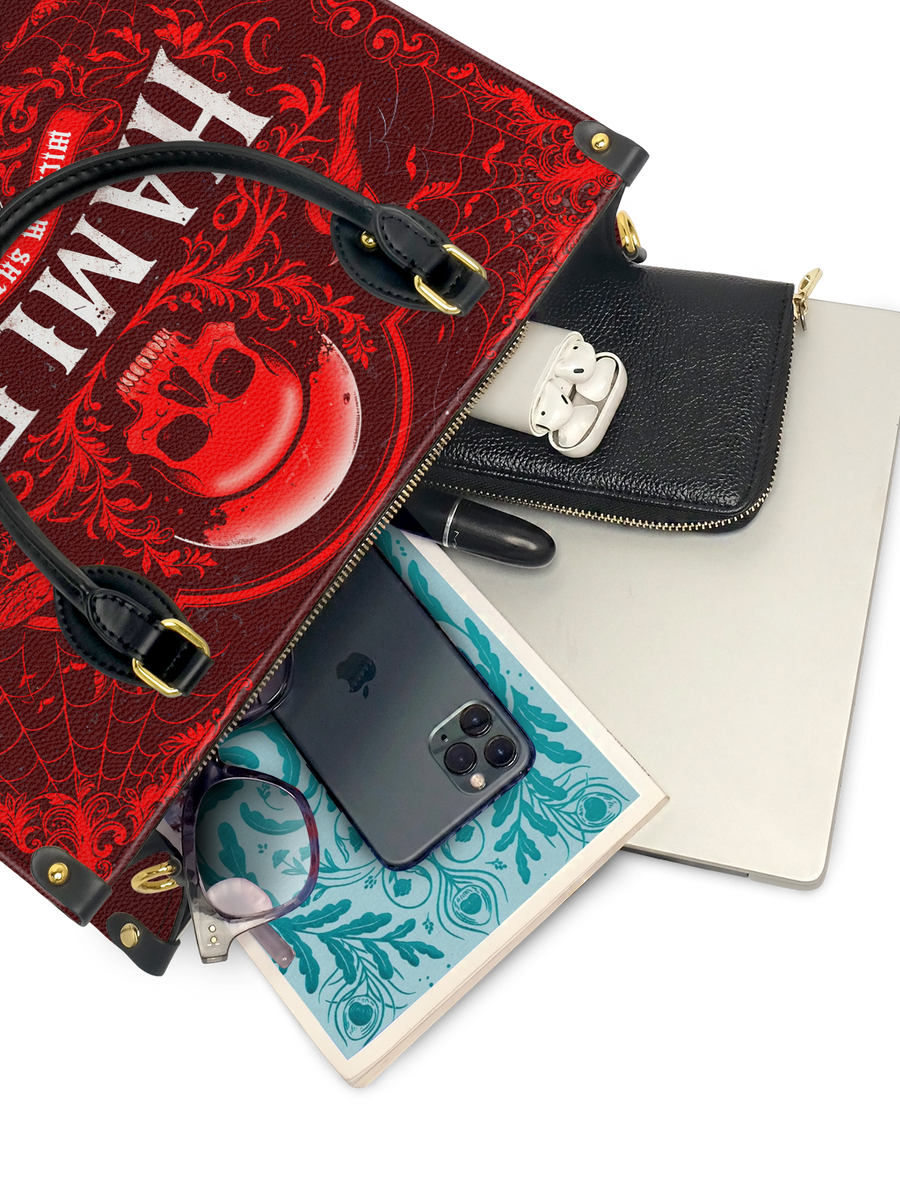 "Hamlet" The Red Room Leather Handbag