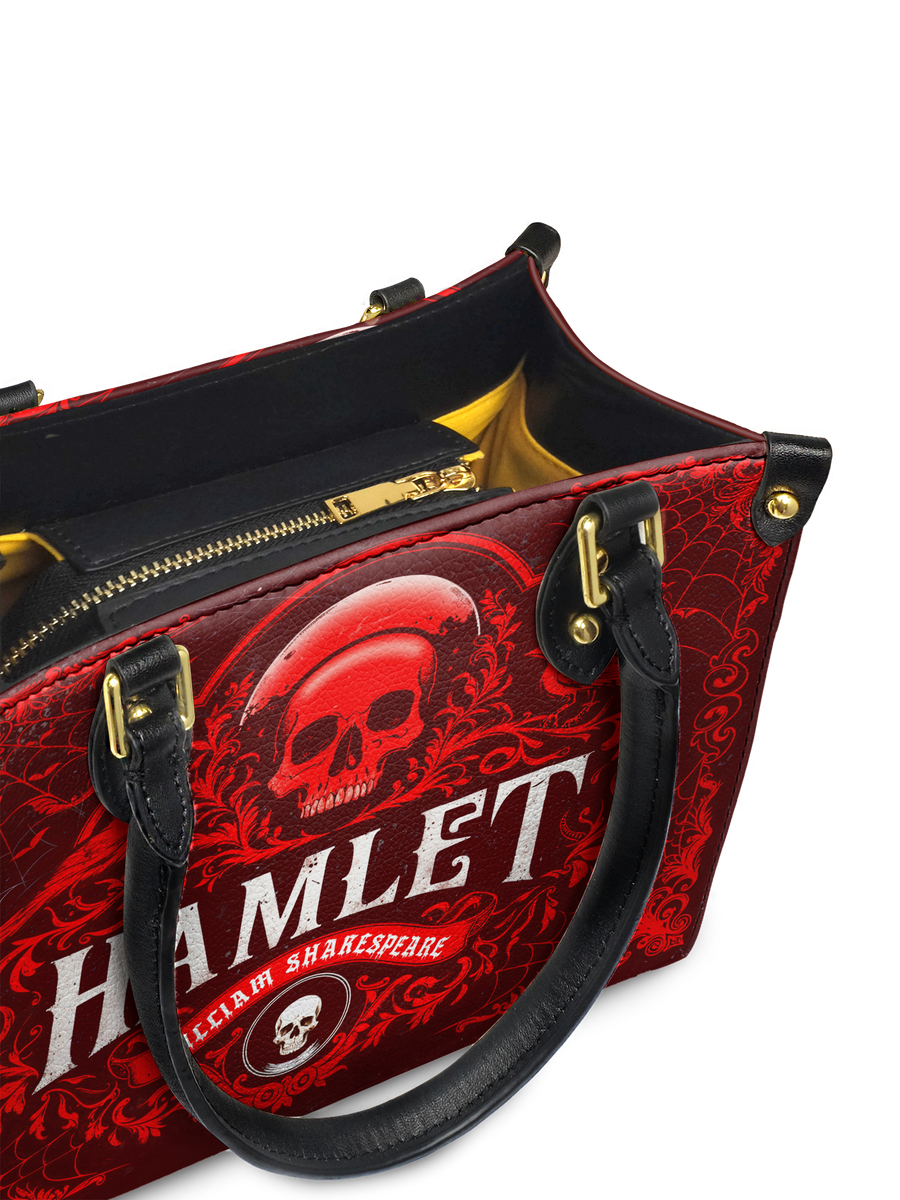 "Hamlet" The Red Room Small Leather Handbag