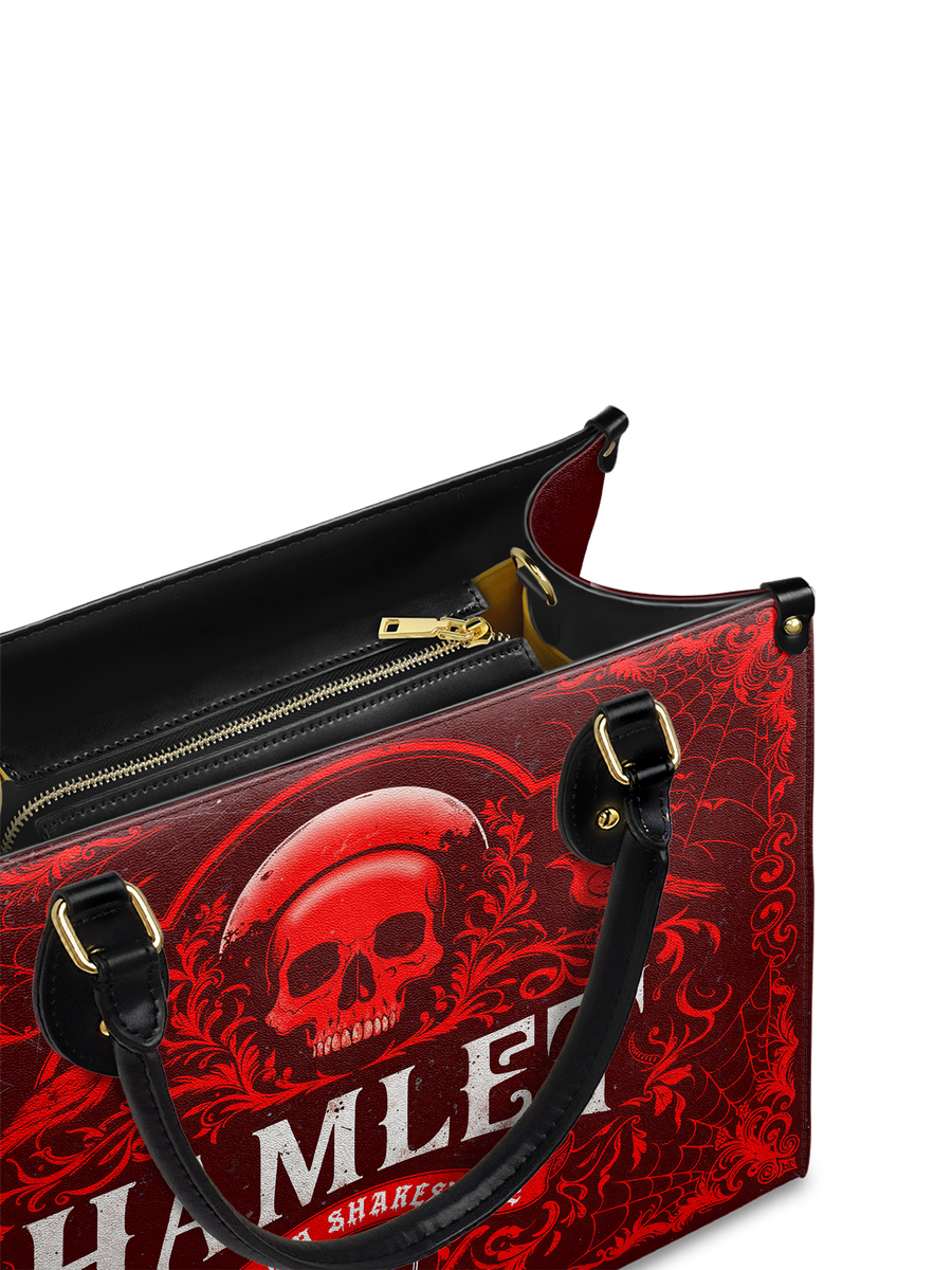 "Hamlet" The Red Room Leather Handbag