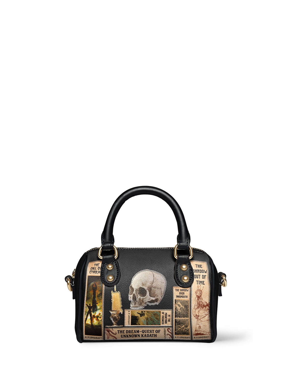 "Lovecraftian" Black Mini Satchel