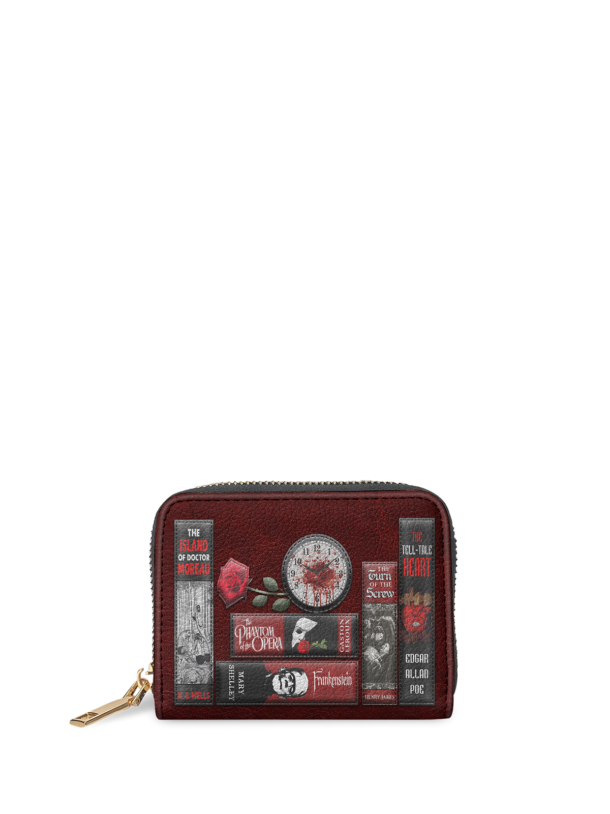 "The Crimson Codex" Mini Wallet