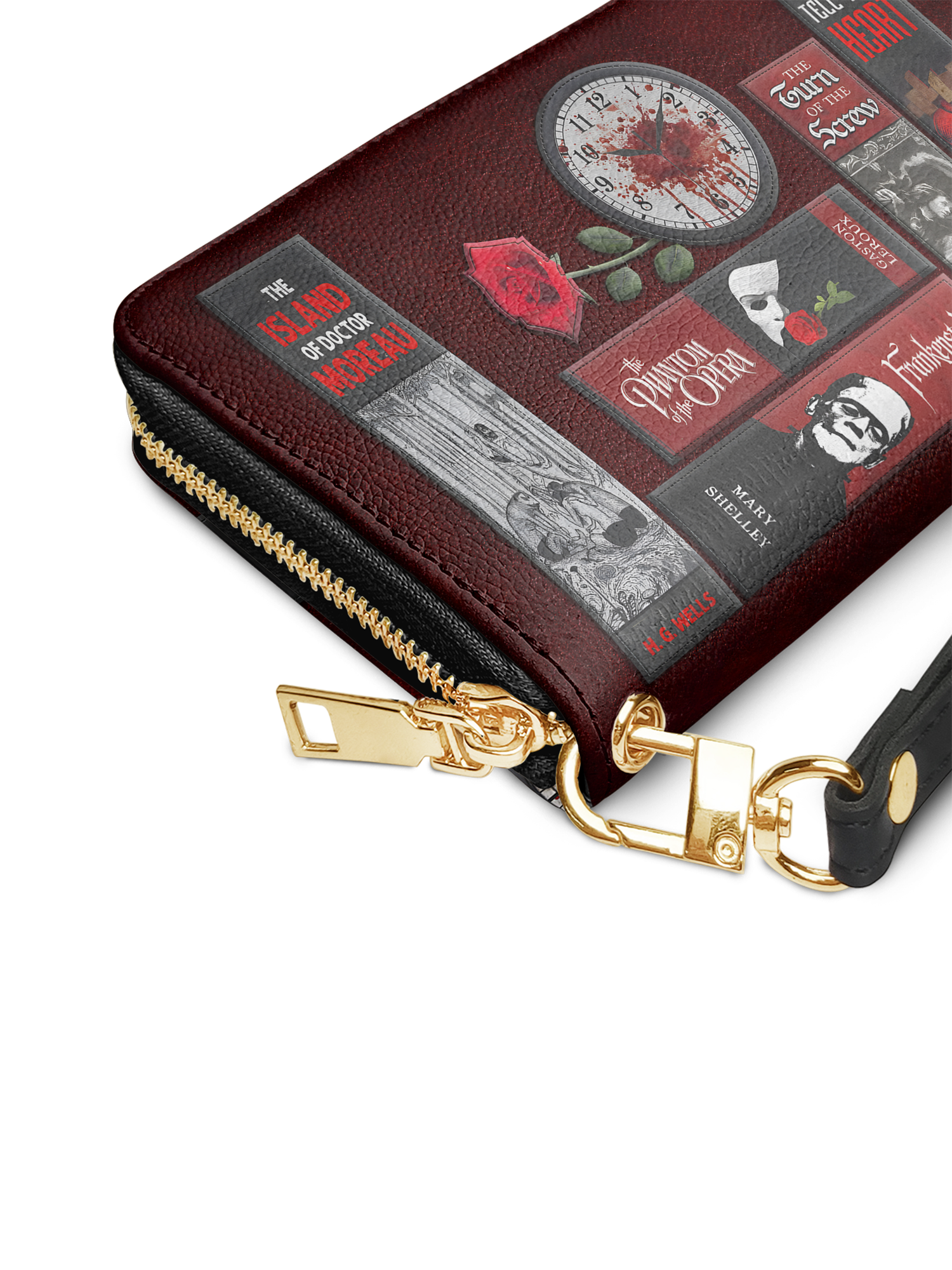 "The Crimson Codex" Wallet