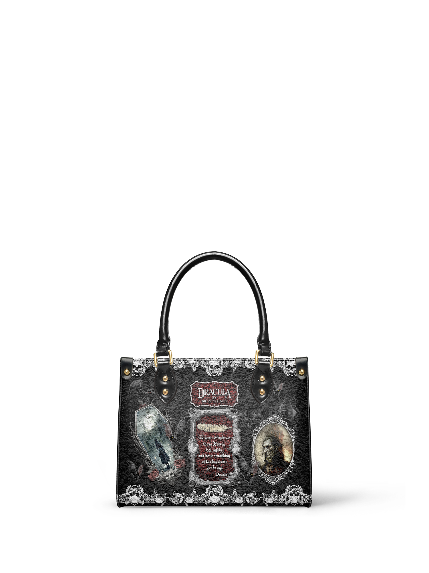 "The Dracula" Small Leather Handbag