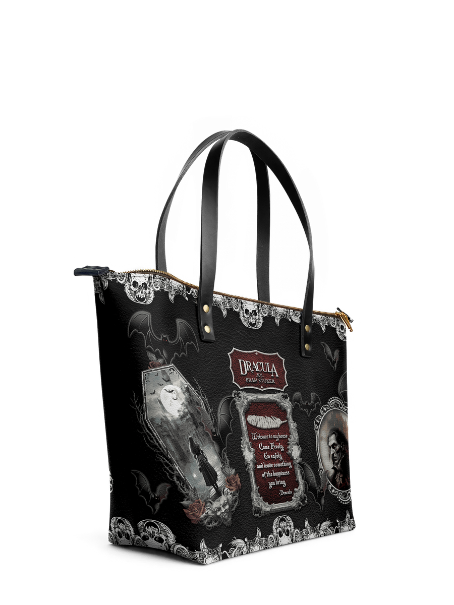 "The Dracula" Leather Tote Bag