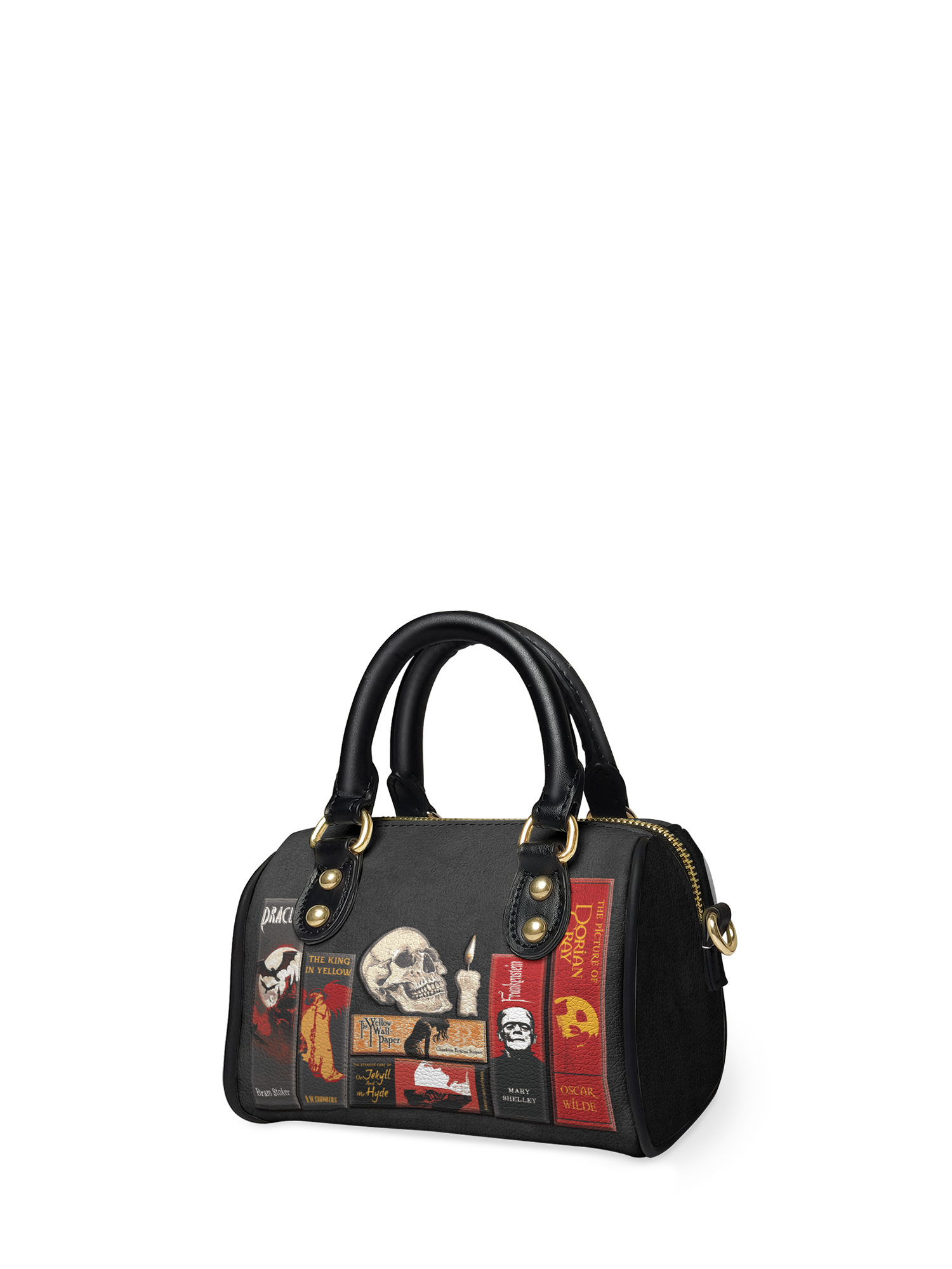 "The Codex of Gothic Tales" Deadlight Black Mini Satchel