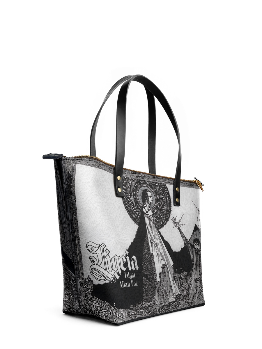 "Ligeia" Leather Tote Bag