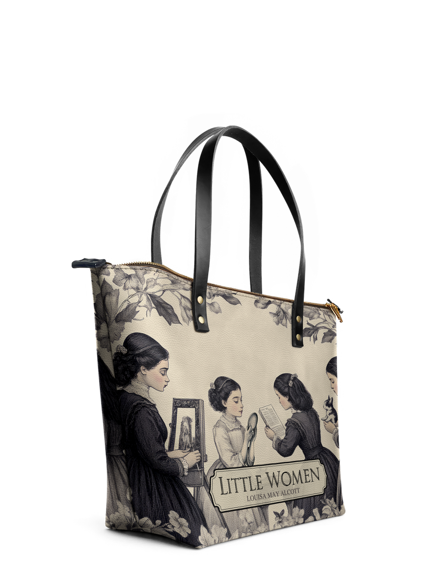 "Little Women" Leather Tote Bag