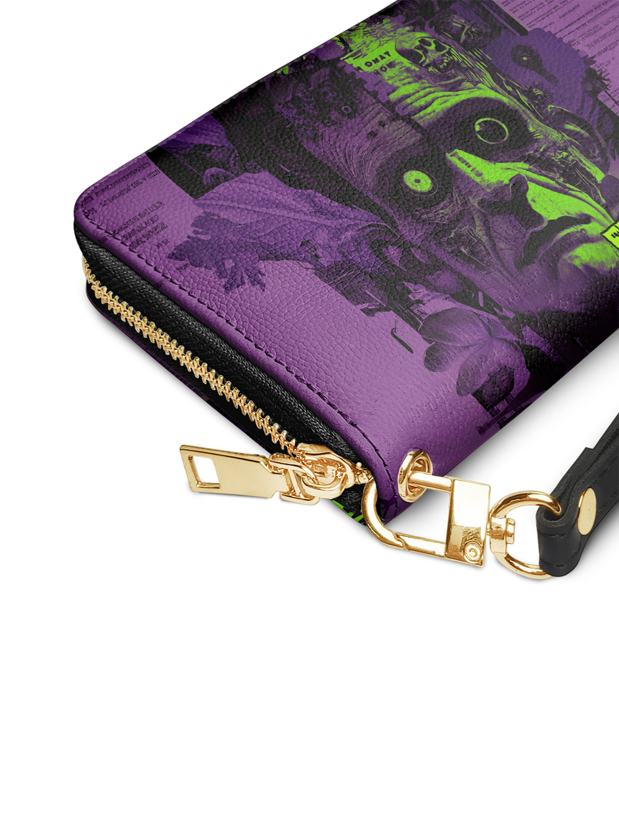 "Frankenstein" Lablight Violet Wallet