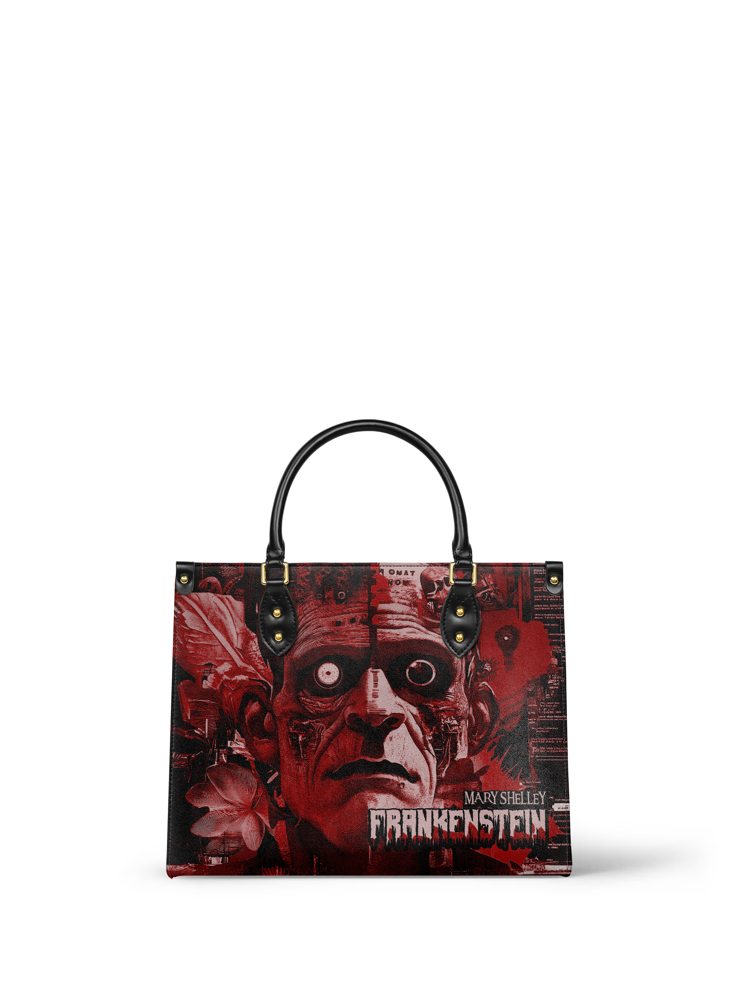 "Frankenstein" Heart Surge Leather Handbag