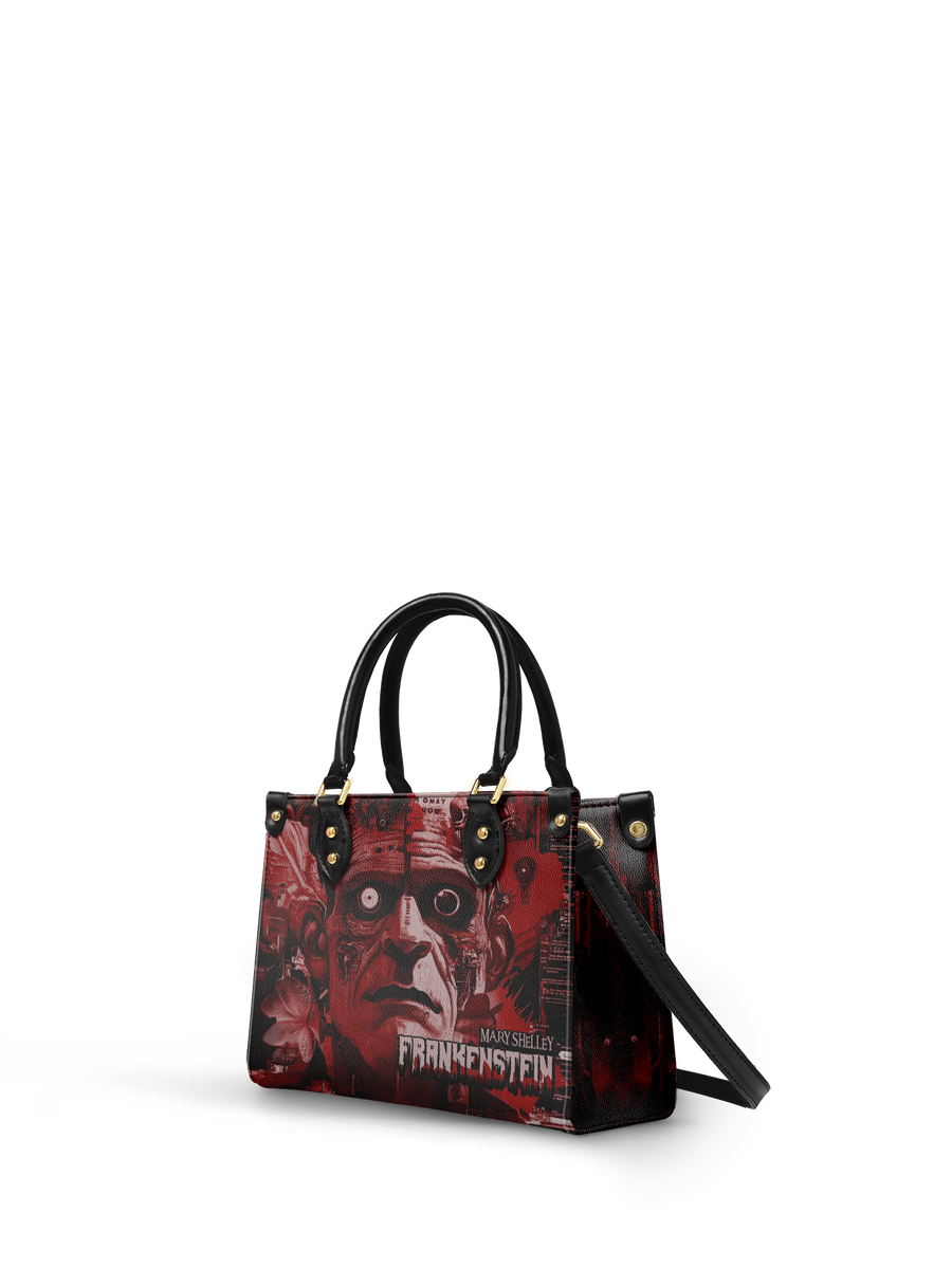 "Frankenstein" Heart Surge Small Leather Handbag