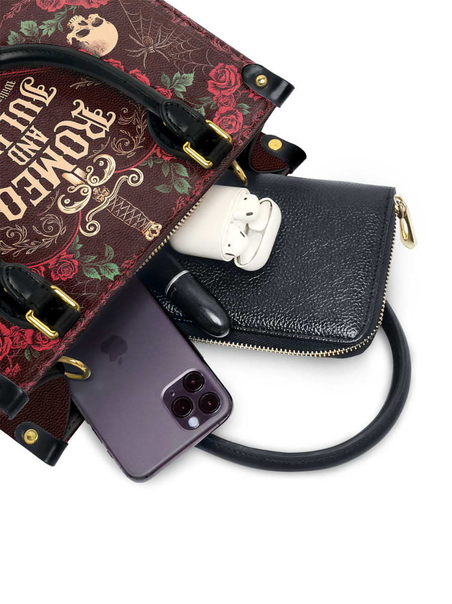 "Romeo And Juliet" Poison Rose Small Leather Handbag