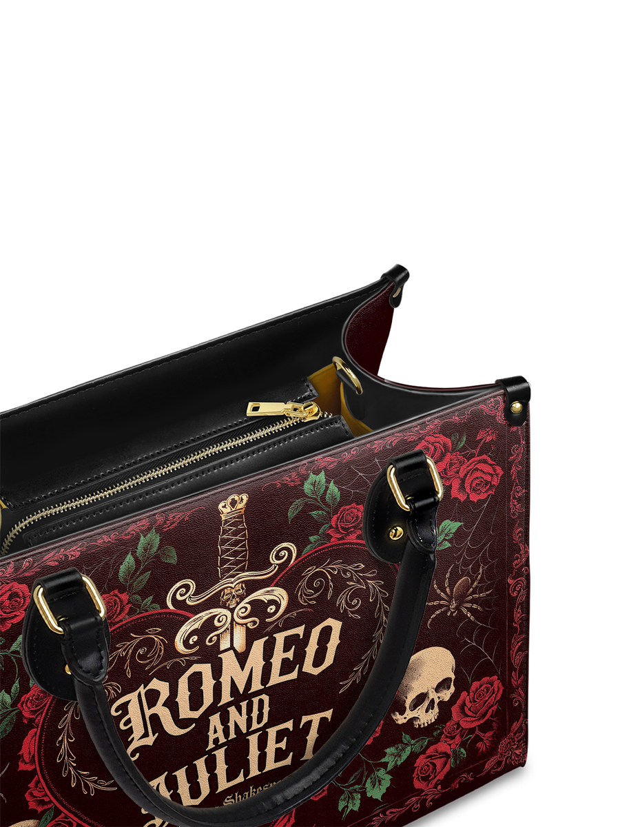 "Romeo And Juliet" Poison Rose Leather Handbag