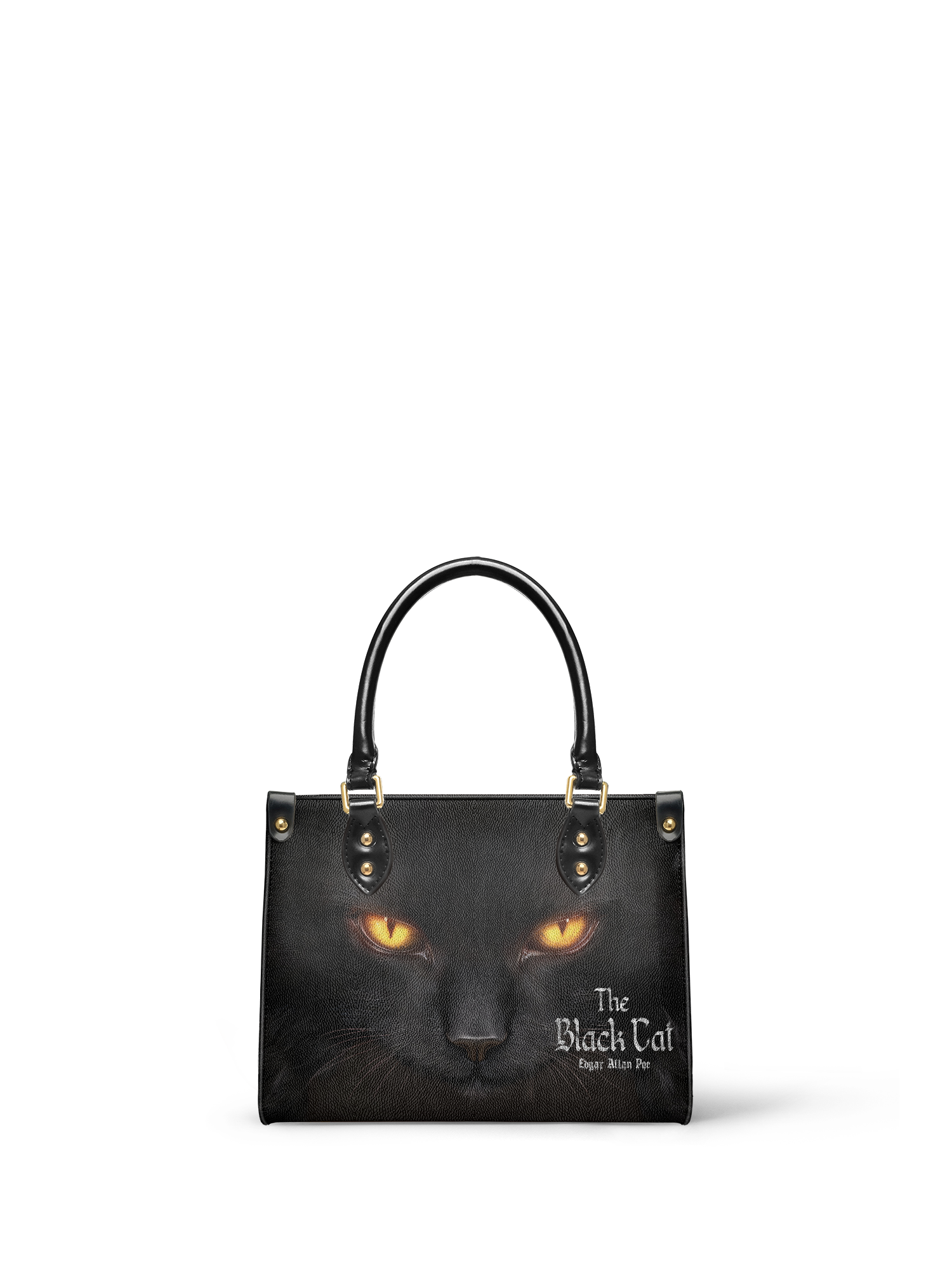 "The Black Cat" Small Leather Handbag