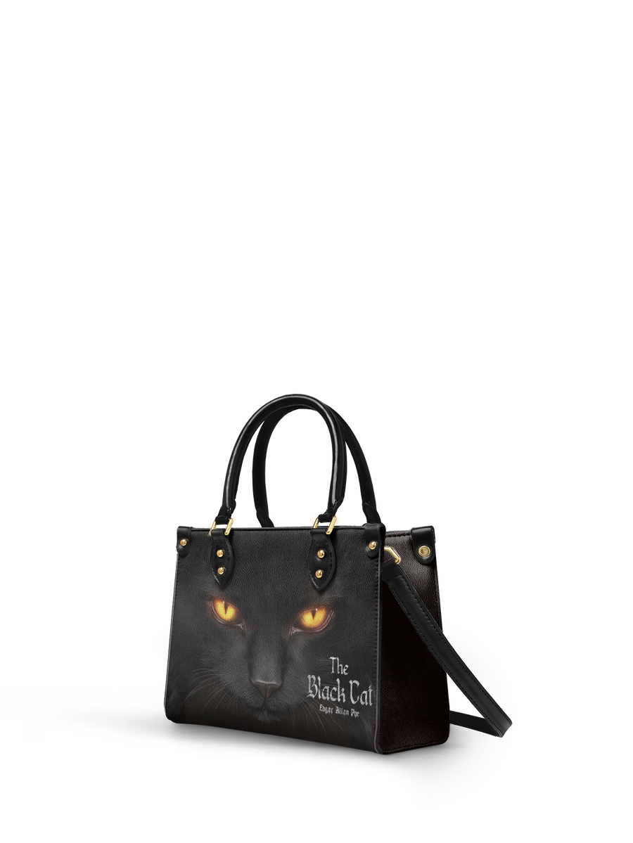 "The Black Cat" Small Leather Handbag