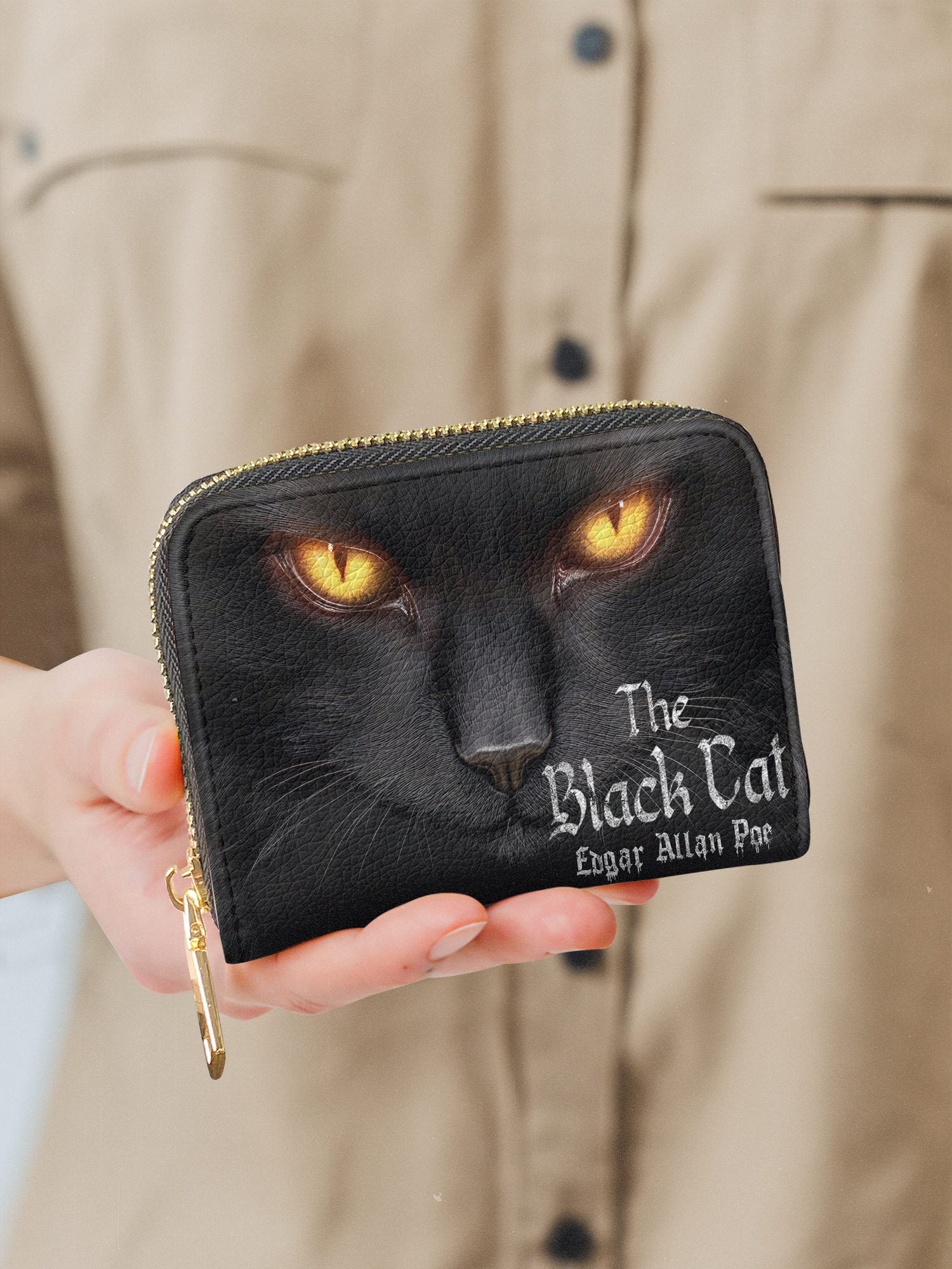 "The Black Cat" Mini Wallet