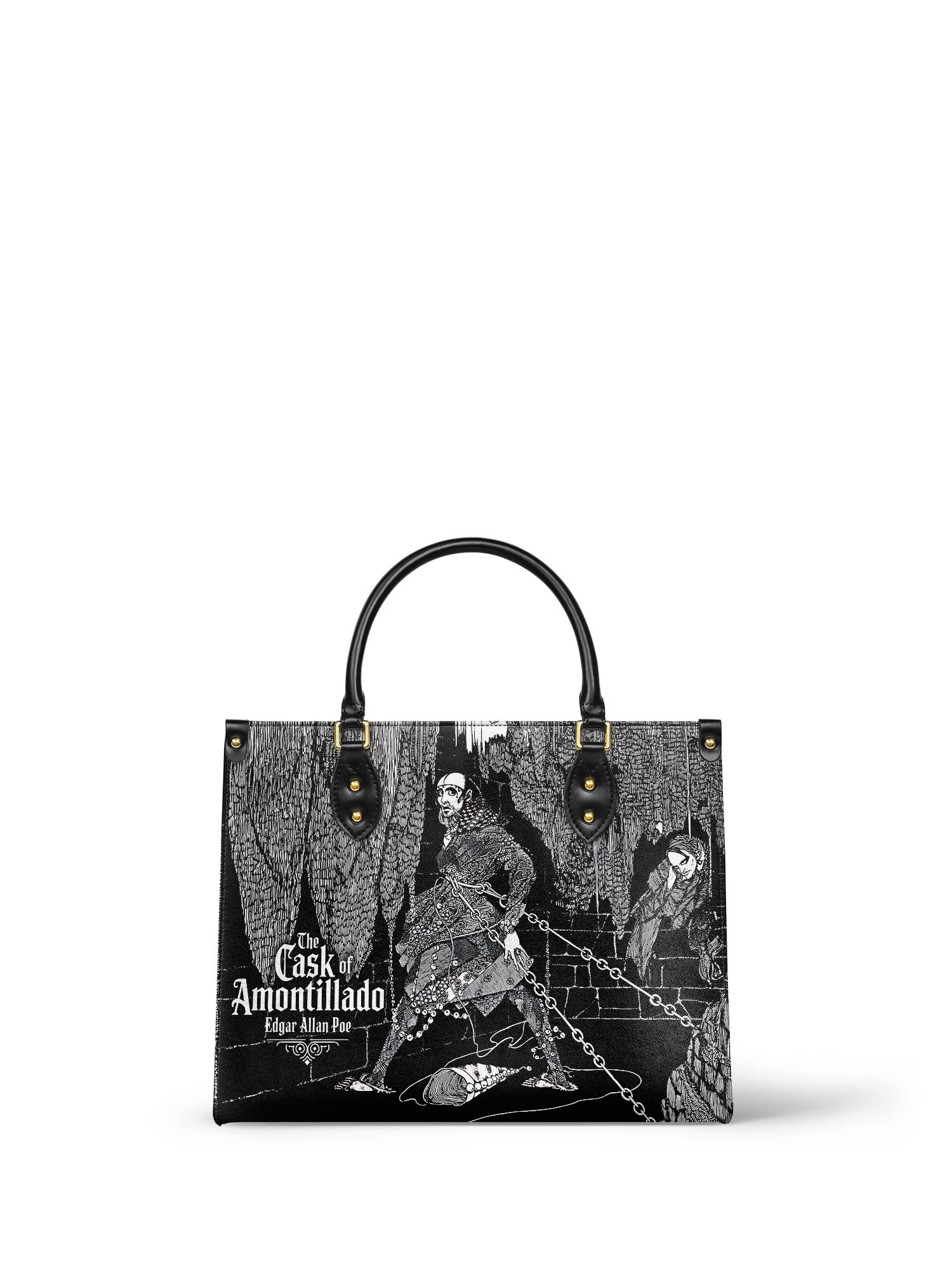 "The Cask Of Amontillado" Leather Handbag