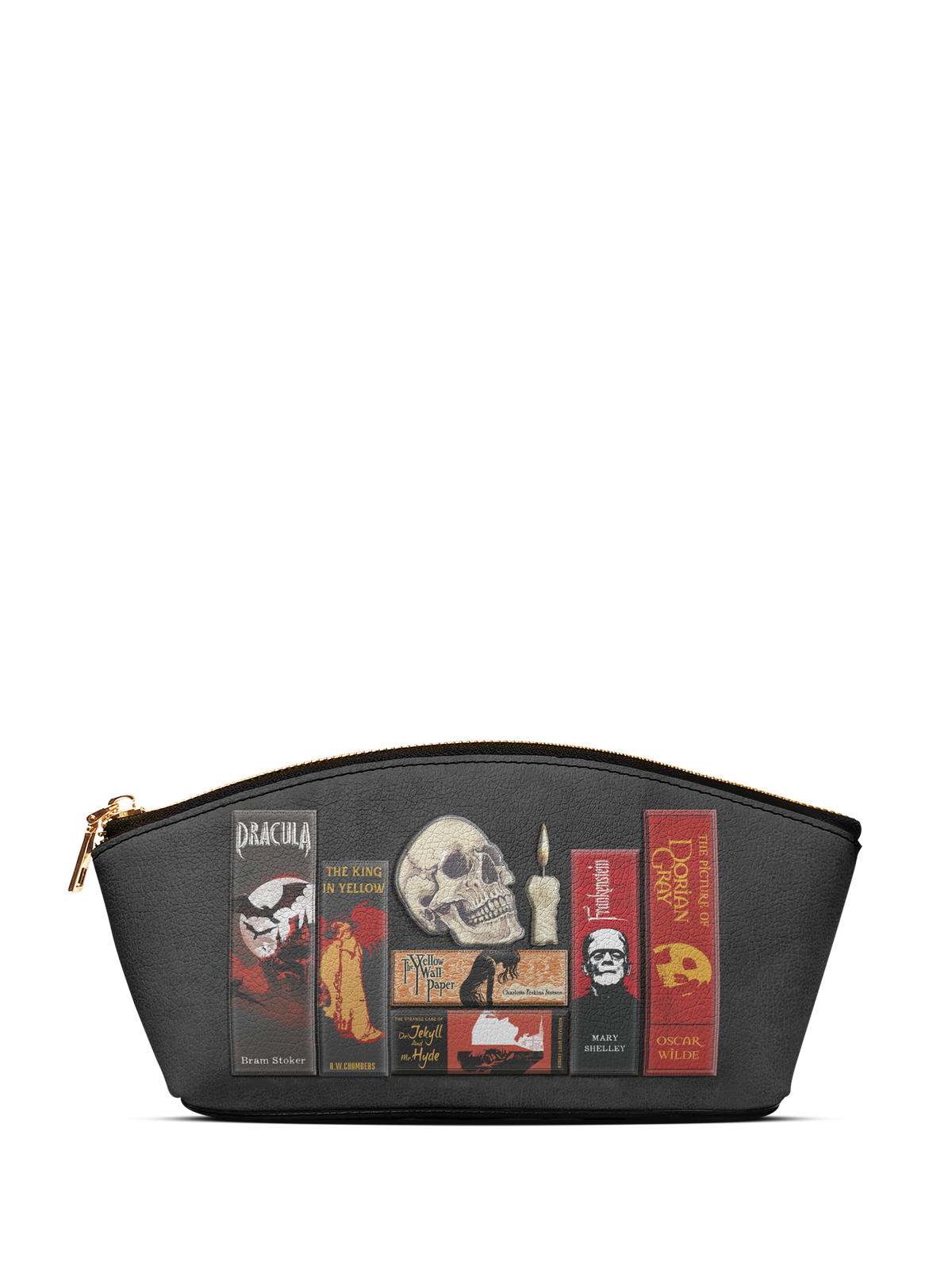 "The Codex of Gothic Tales" Deadlight Black Eclipse Makeup Bag