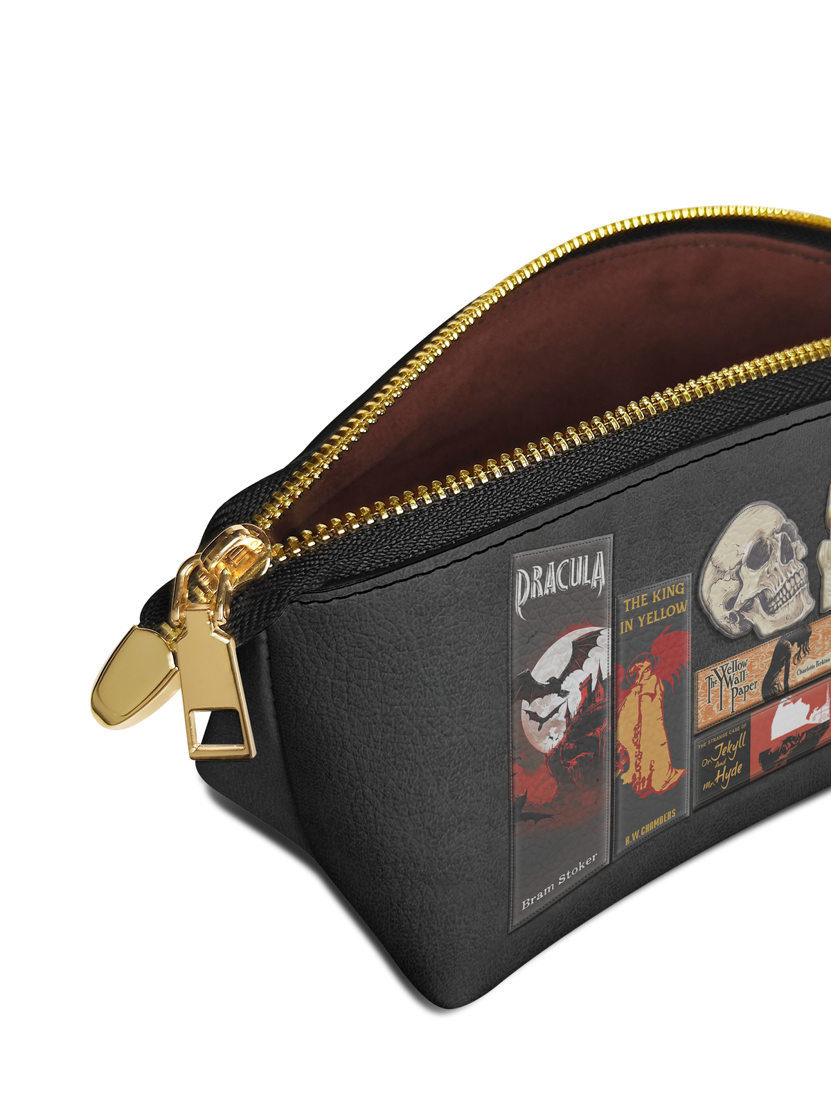 "The Codex of Gothic Tales" Deadlight Black Eclipse Makeup Bag