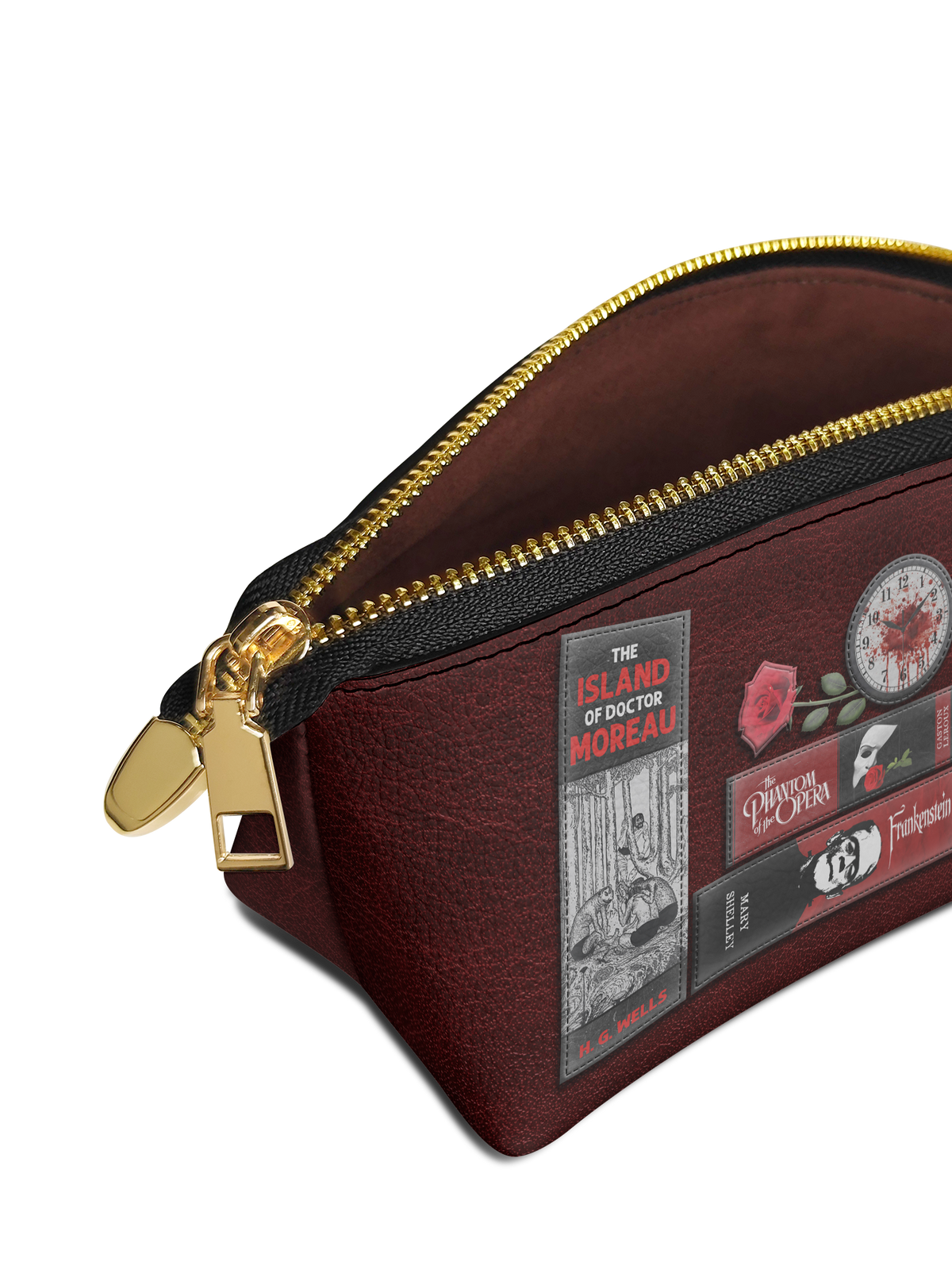 "The Crimson Codex" Eclipse Makeup Bag