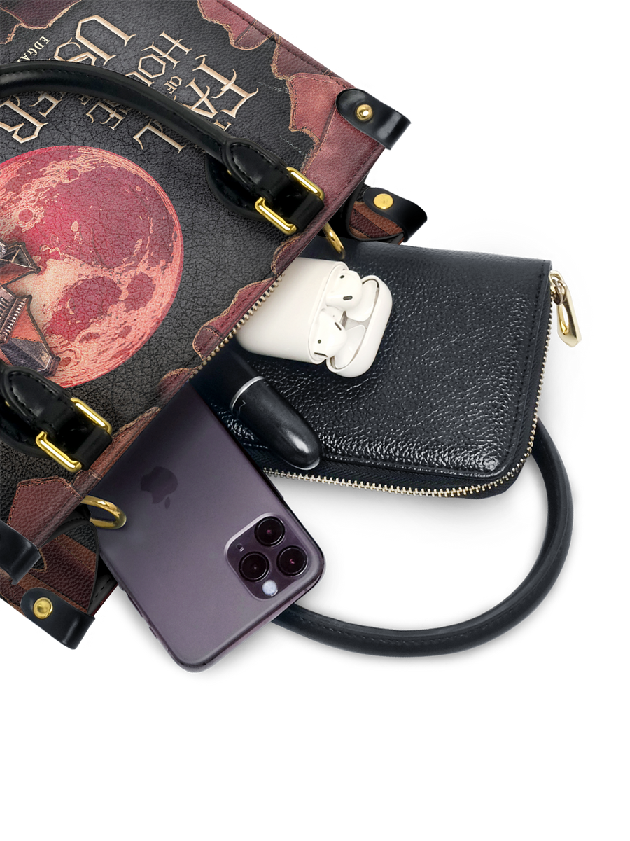 "The Fall Of The House Of Usher" Small Leather Handbag