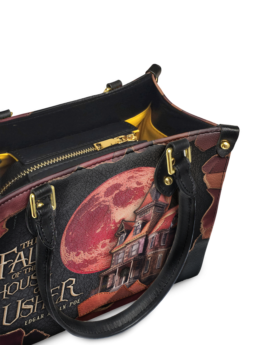 "The Fall Of The House Of Usher" Small Leather Handbag