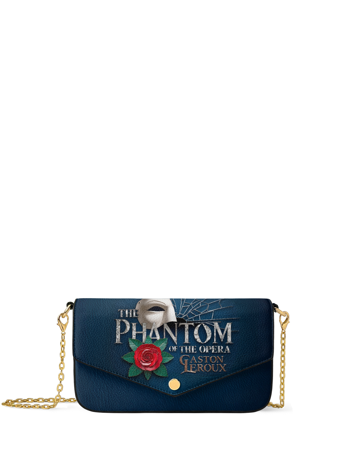 "The Phantom Of The Opera" Envelope Chain Crossbody Bag