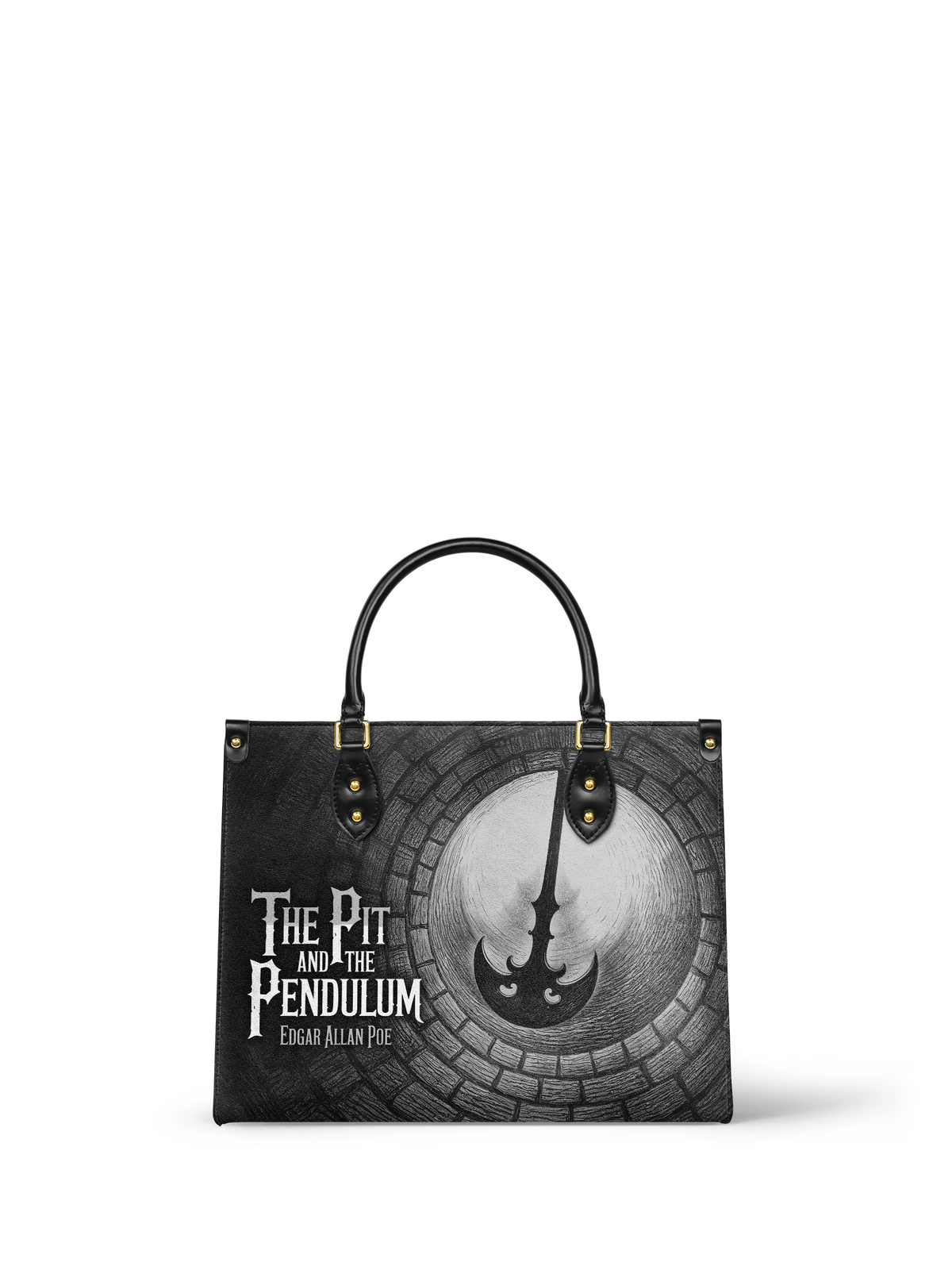 "The Pit And The Pendulum" Leather Handbag