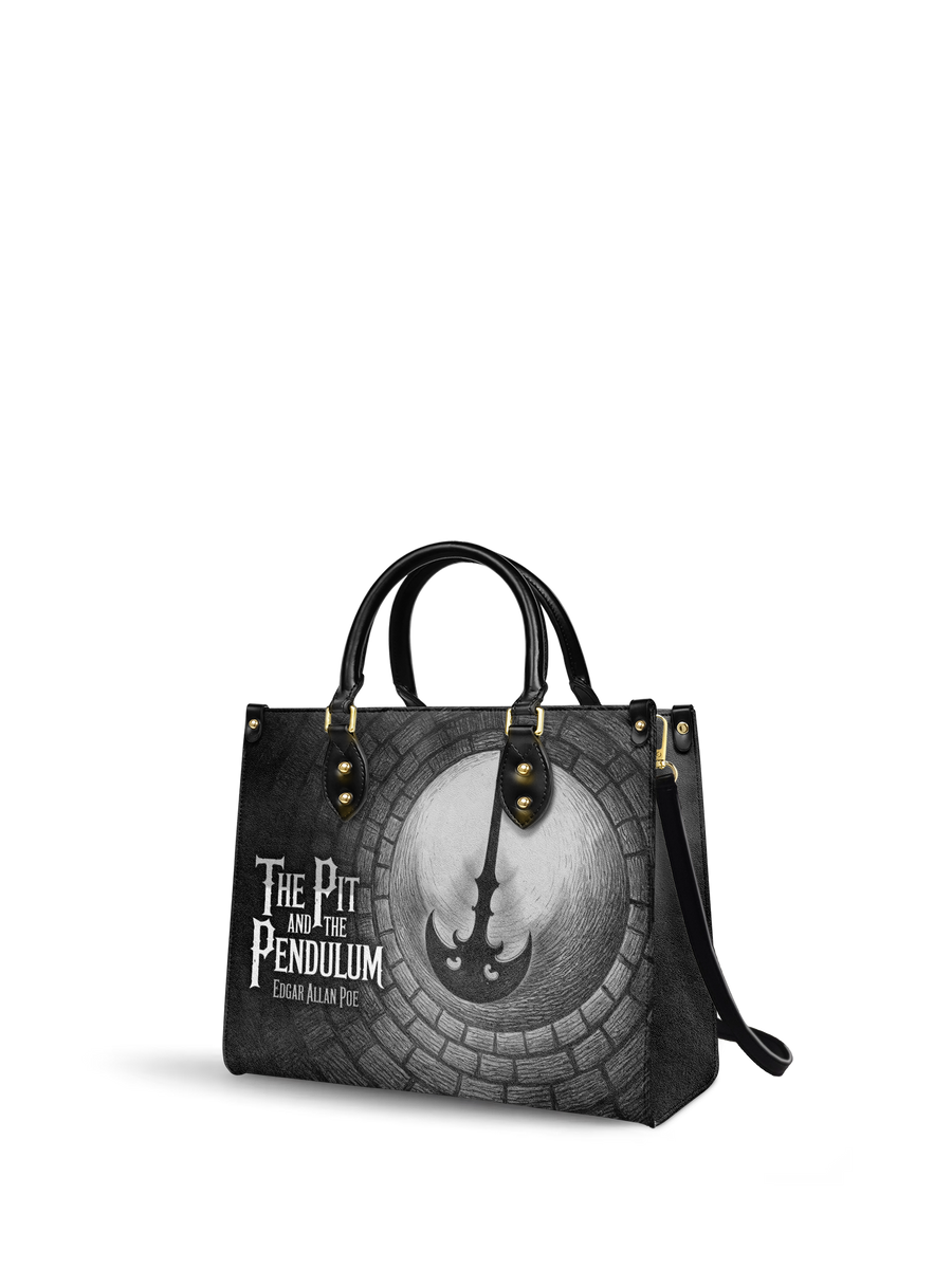 "The Pit And The Pendulum" Leather Handbag