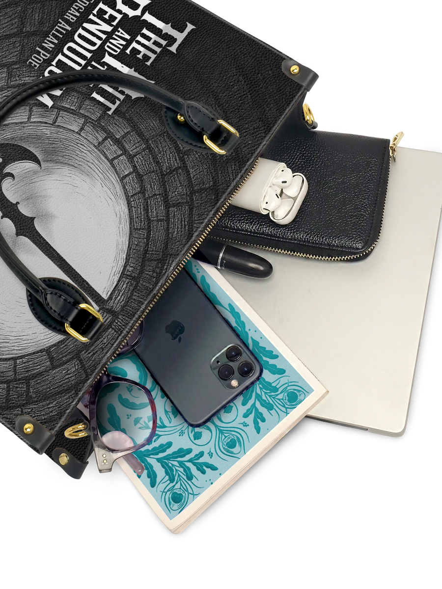 "The Pit And The Pendulum" Leather Handbag