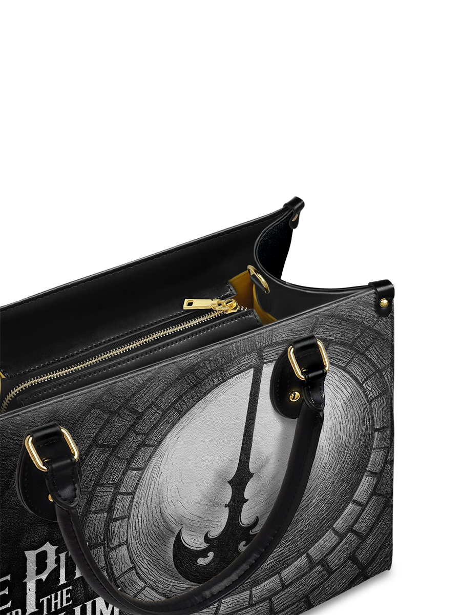 "The Pit And The Pendulum" Leather Handbag
