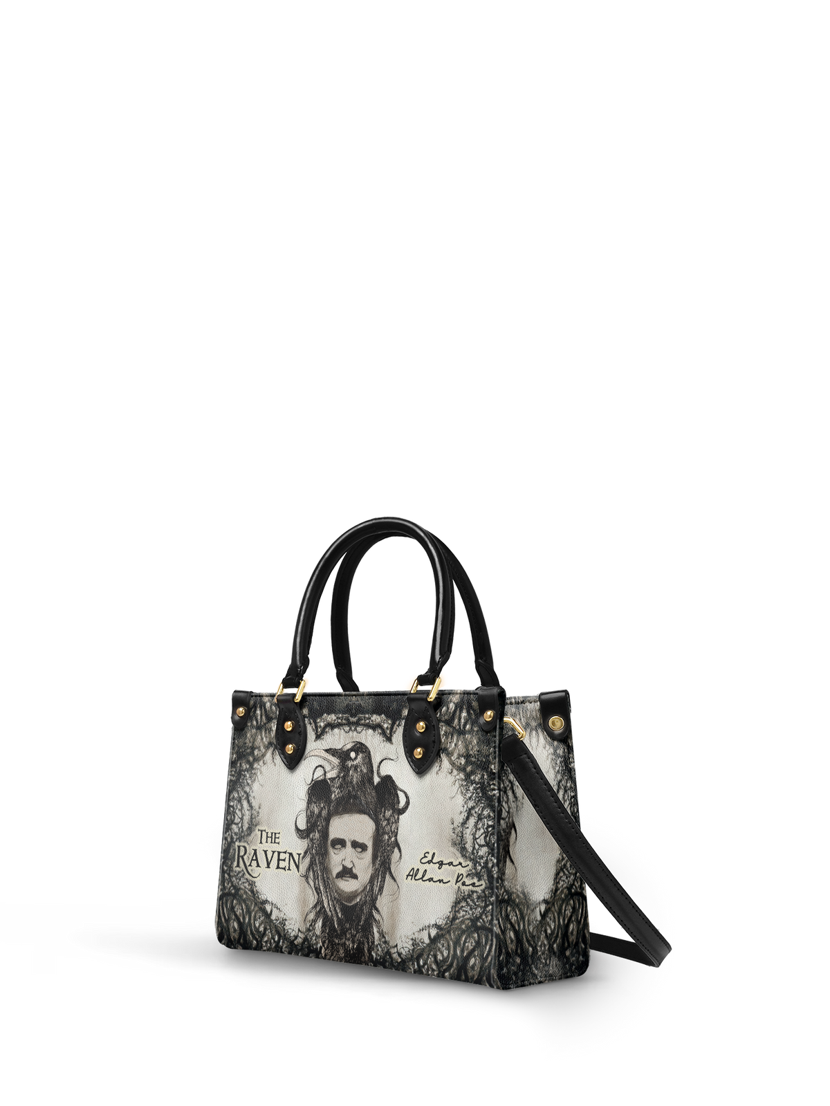 "The Raven" Small Leather Handbag